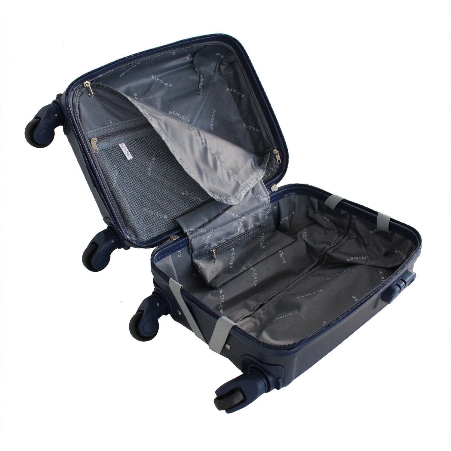 ALISTAIR « Iron » Valise Sous-Siège XXS 45 cm - Marque Française - Garantie 2 Ans en France Bleu - Compatible Ryanair et Transavia