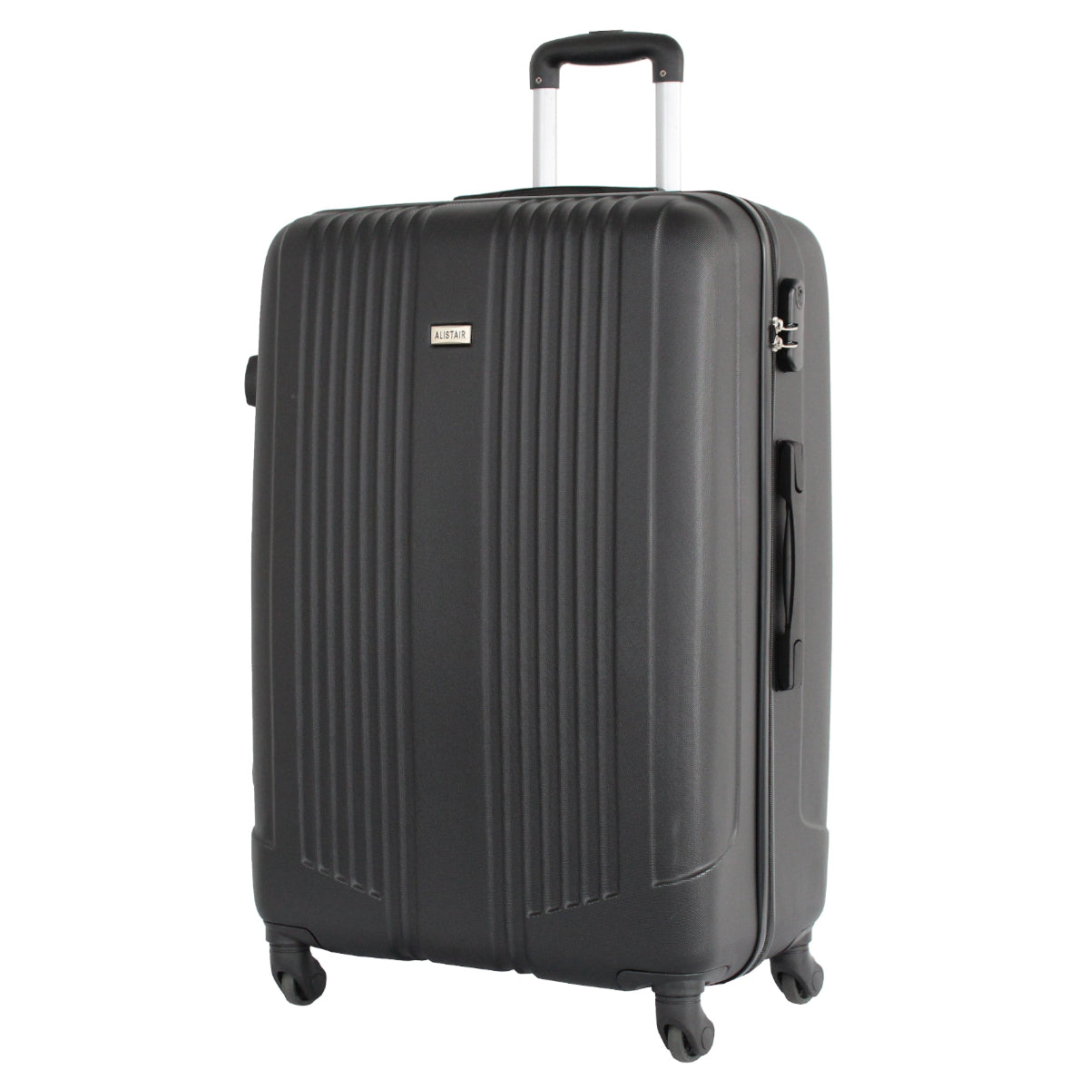 Valise grande taille Alistair - Collection Airo - 4 roues - ABS ultra résistant - Noir