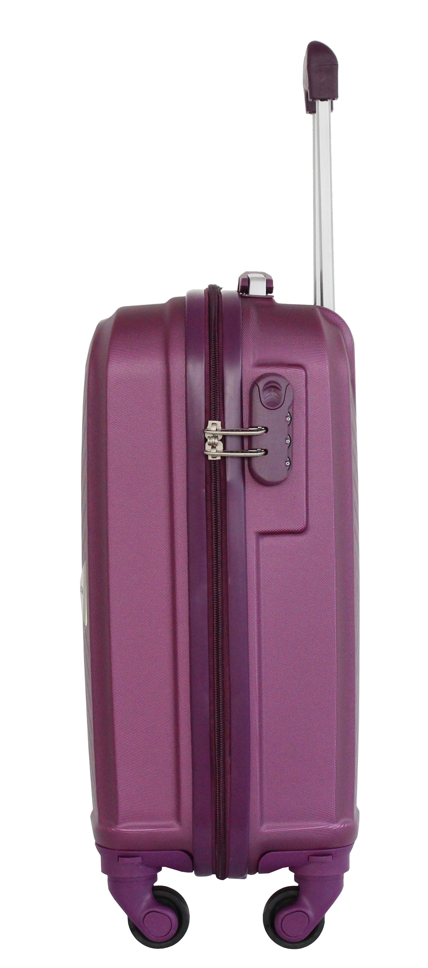 Valise cabine 50 cm et Vanity XS Alistair - Collection Iron - 4 roues - ABS ultra résistant - Violet