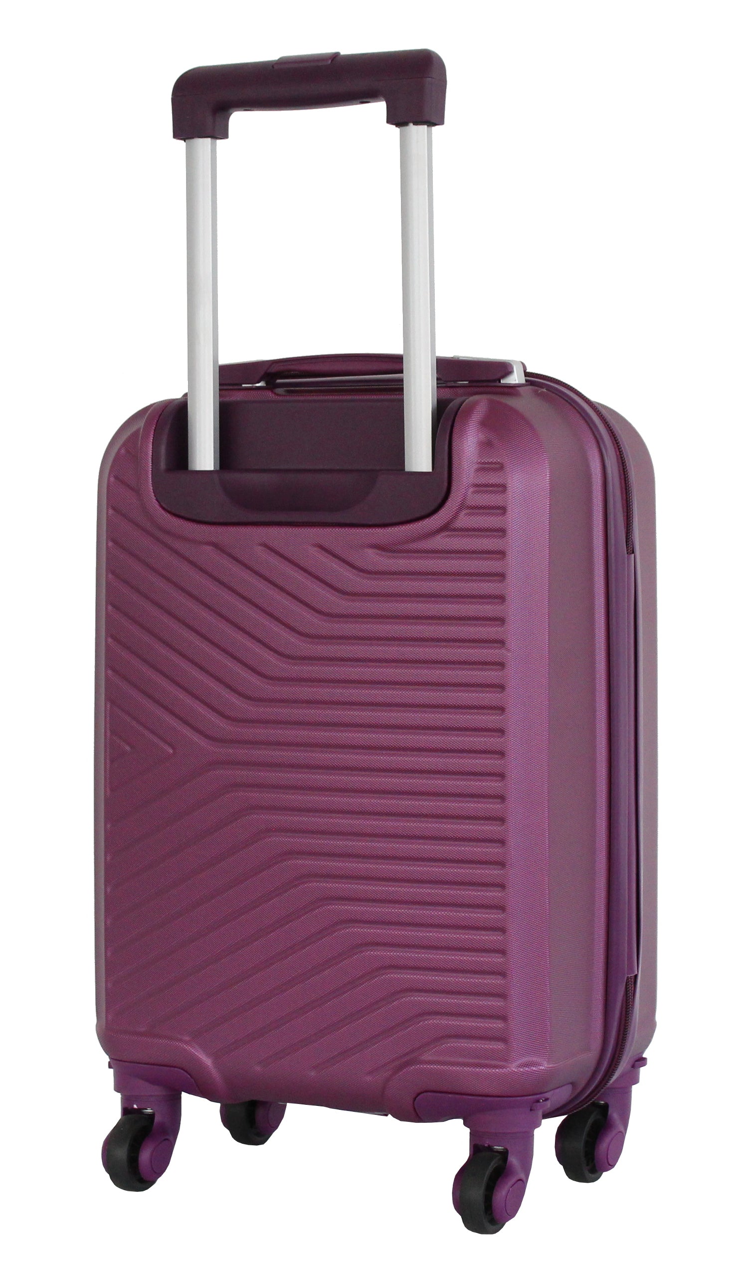 Valise cabine 50 cm et Vanity XS Alistair - Collection Iron - 4 roues - ABS ultra résistant - Violet