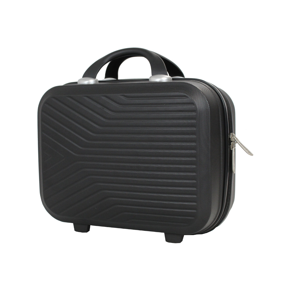 Set de 4 Valises 50cm-55cm-65cm-75cm + Vanitys S et XS Alistair - Collection Iron - 4 roues - ABS ultra résistant - Noir