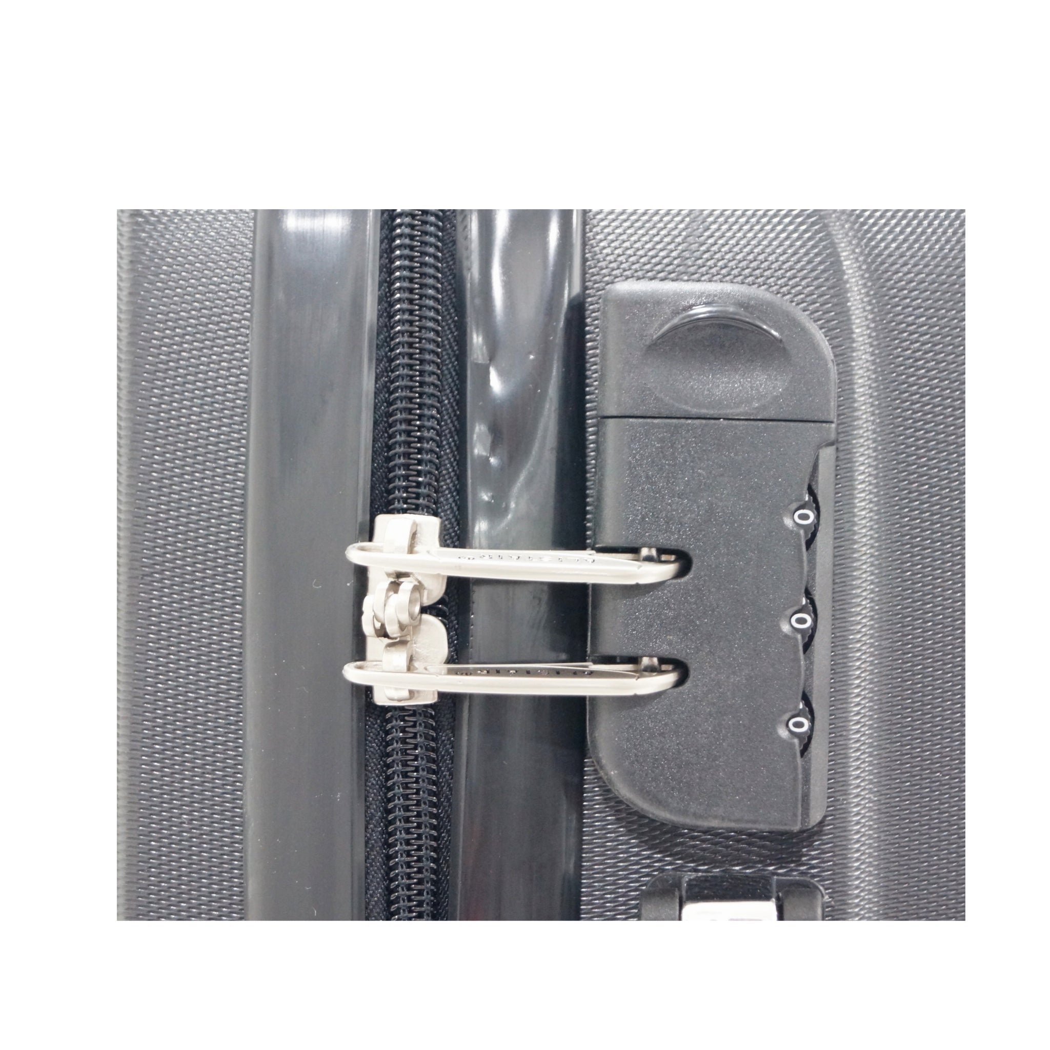 Valise grande taille Alistair - Collection Airo - 4 roues - ABS ultra résistant - Noir