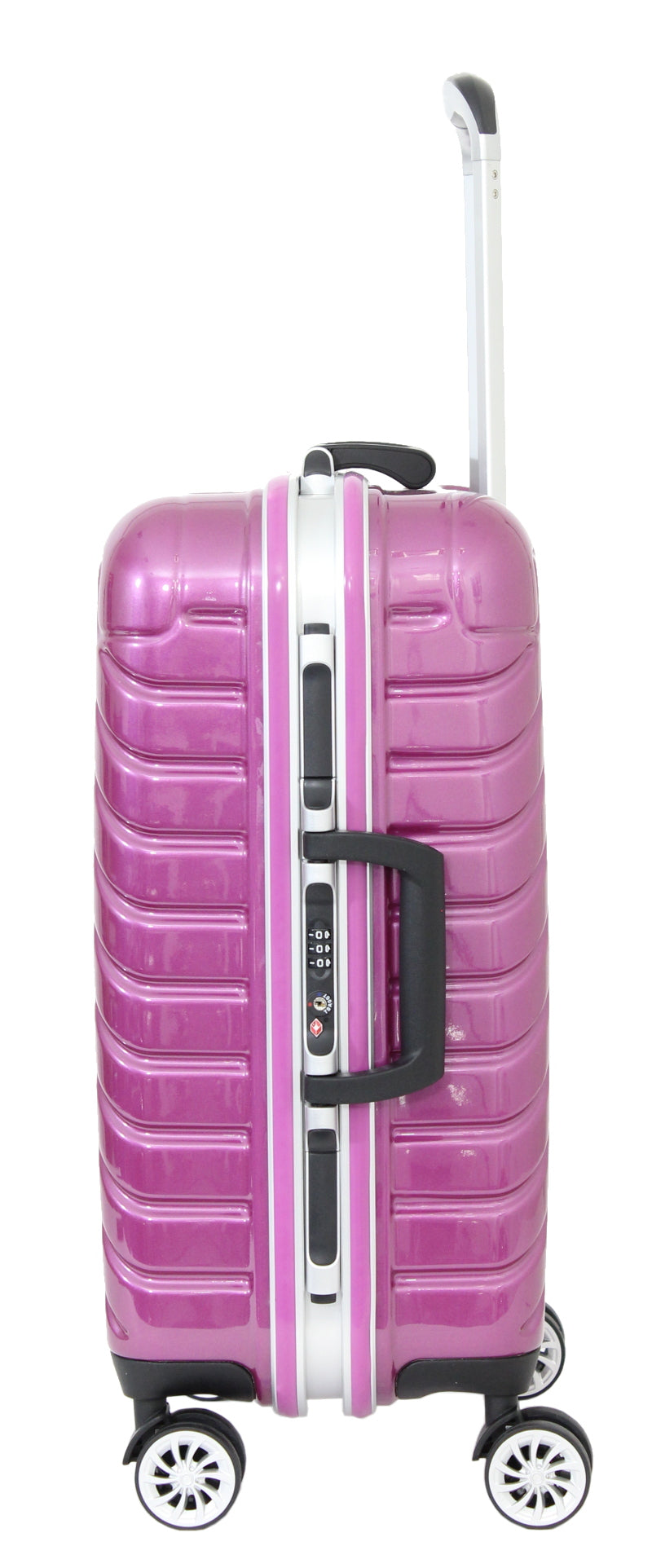 Valise cabine Alistair - Collection Infinity - 4 roues - ABS ultra résistant - Violet