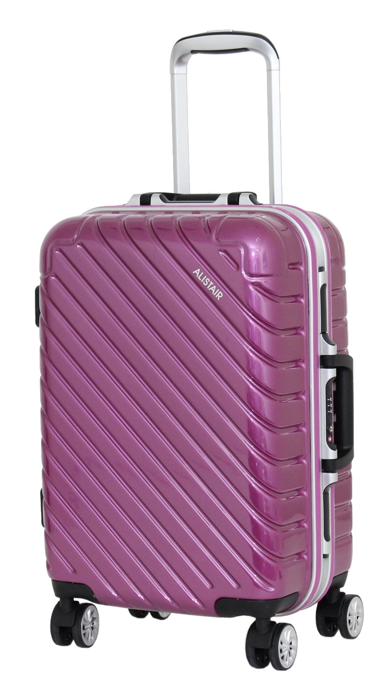 Valise cabine Alistair - Collection Infinity - 4 roues - ABS ultra résistant - Violet
