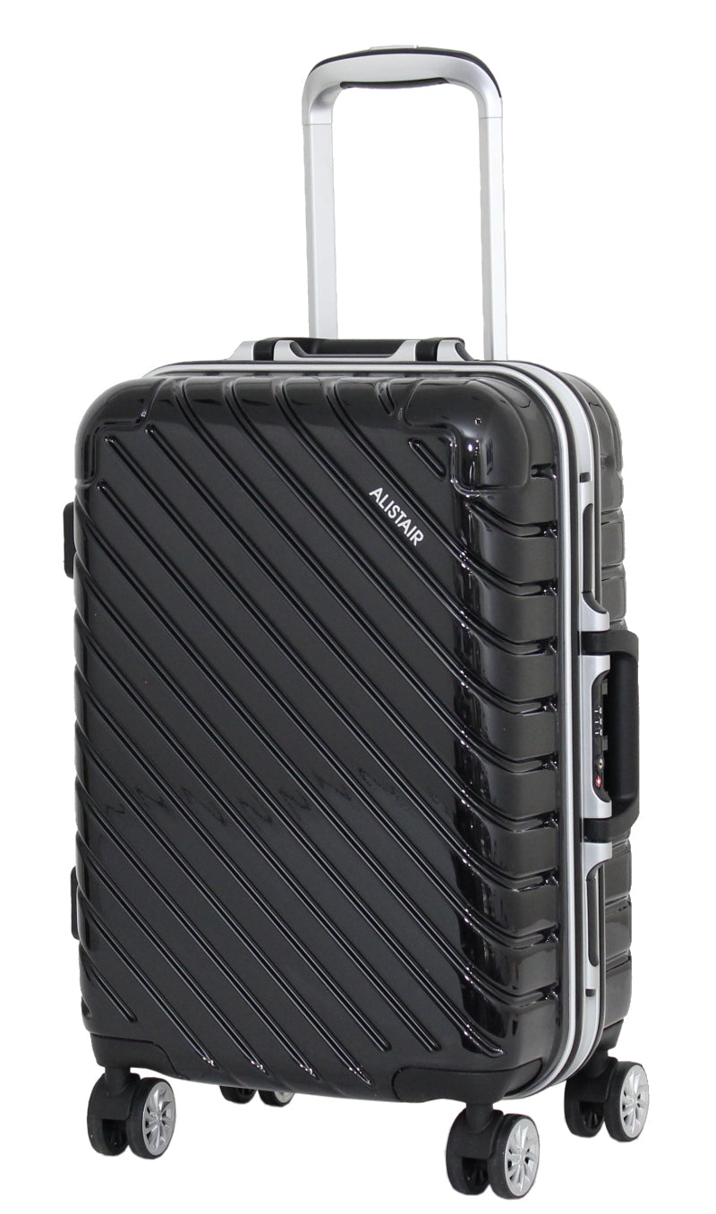 Valise cabine Alistair - Collection Infinity - 4 roues - ABS ultra résistant - Noir