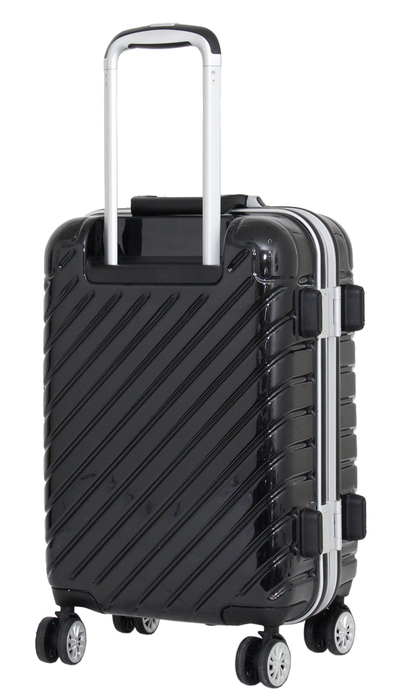 Valise cabine Alistair - Collection Infinity - 4 roues - ABS ultra résistant - Noir