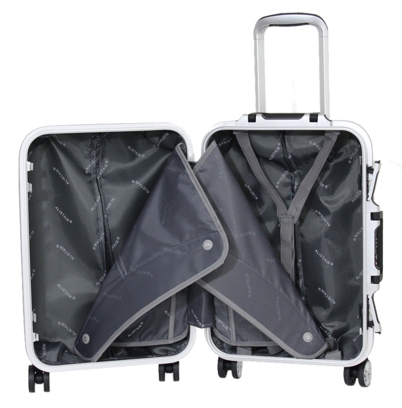Valise cabine Alistair - Collection Infinity - 4 roues - ABS ultra résistant - Noir