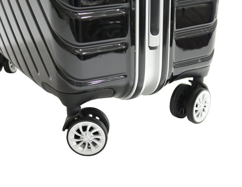 Valise cabine Alistair - Collection Infinity - 4 roues - ABS ultra résistant - Noir