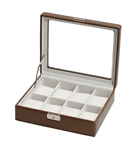 Boite à Montres (8 Montres) Top Qualité - Véritable Verre de Protection