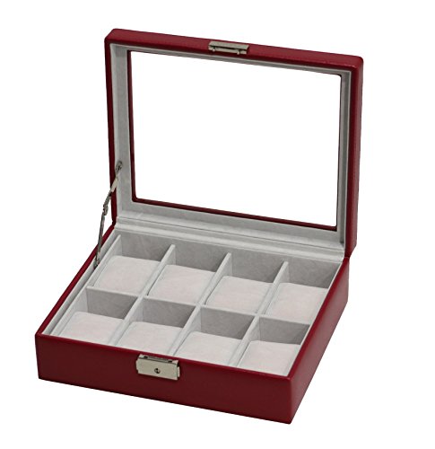 Boite à Montres (8 Montres) Top Qualité - Véritable Verre de Protection