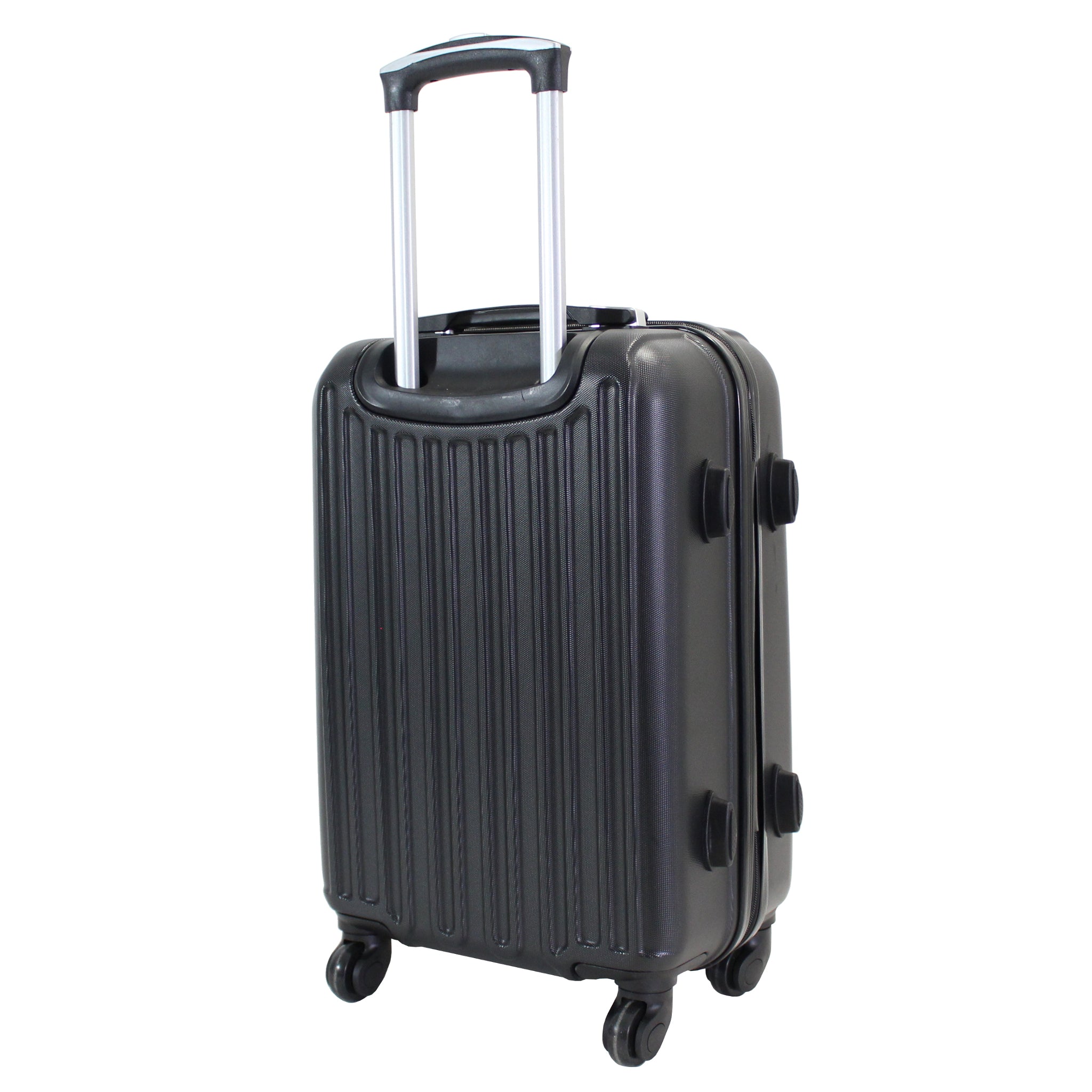 Valise cabine Alistair - Collection Sécure - 4 roues - ABS ultra résistant - Noir