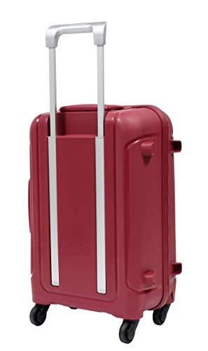 Valise cabine Alistair - Collection X-Lock - 4 roues - Polypropylène - Rouge