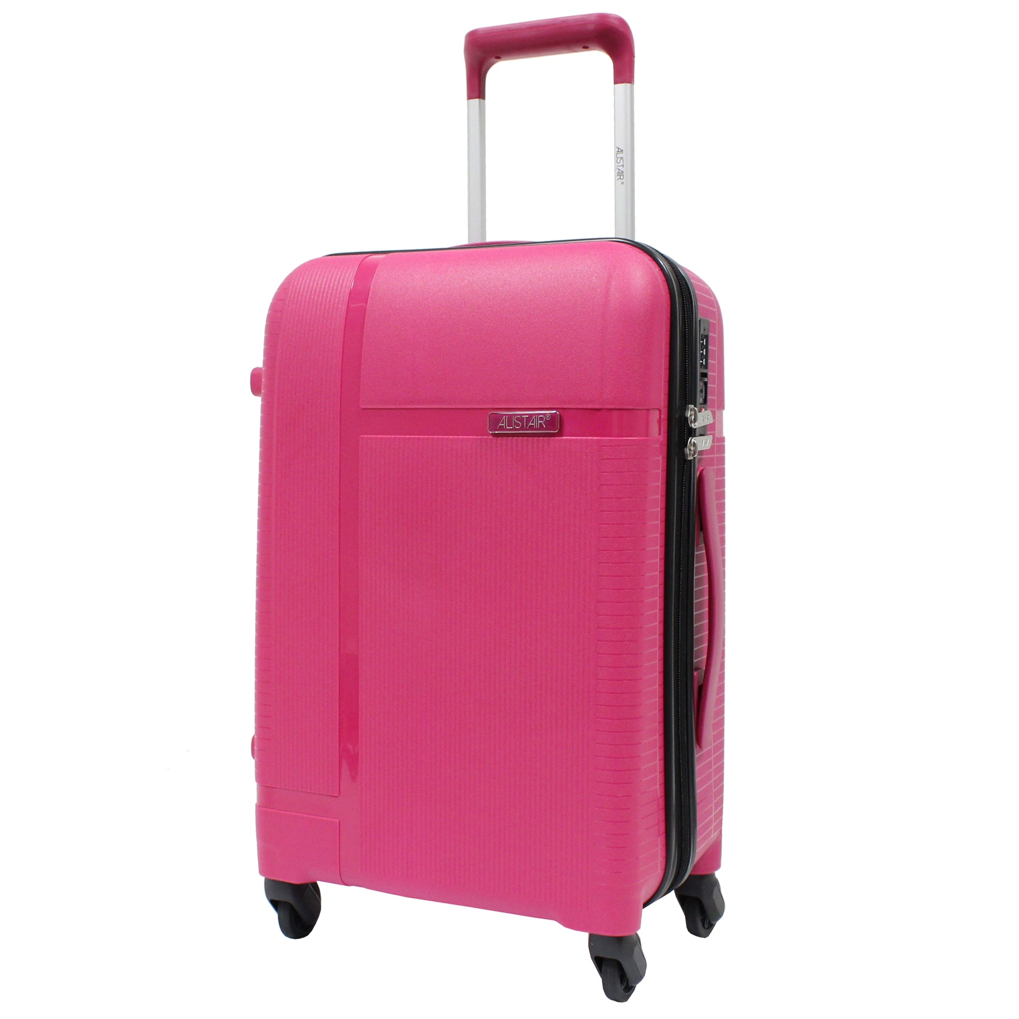 Valise cabine Alistair - Collection X-Smart - 4 roues - Polypropylène - Rose