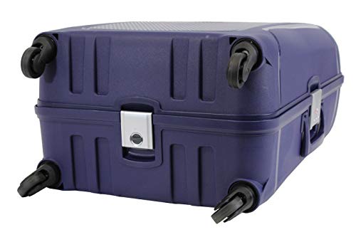 Valise taille moyenne Alistair - Collection X-Lock - 4 roues - Polypropylène - Bleu