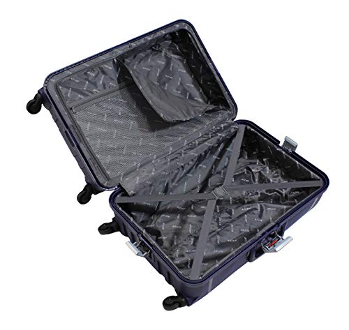Valise taille moyenne Alistair - Collection X-Lock - 4 roues - Polypropylène - Bleu