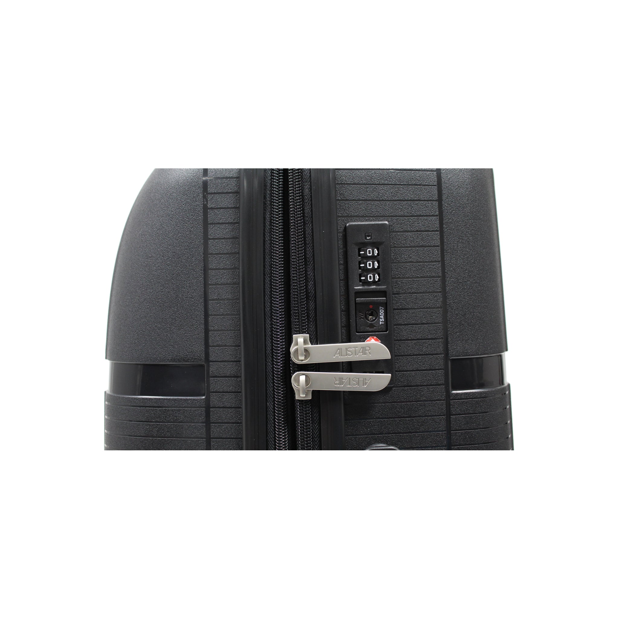 Valise taille moyenne Alistair - Collection X-Smart - 4 roues - Polypropylène - Noir