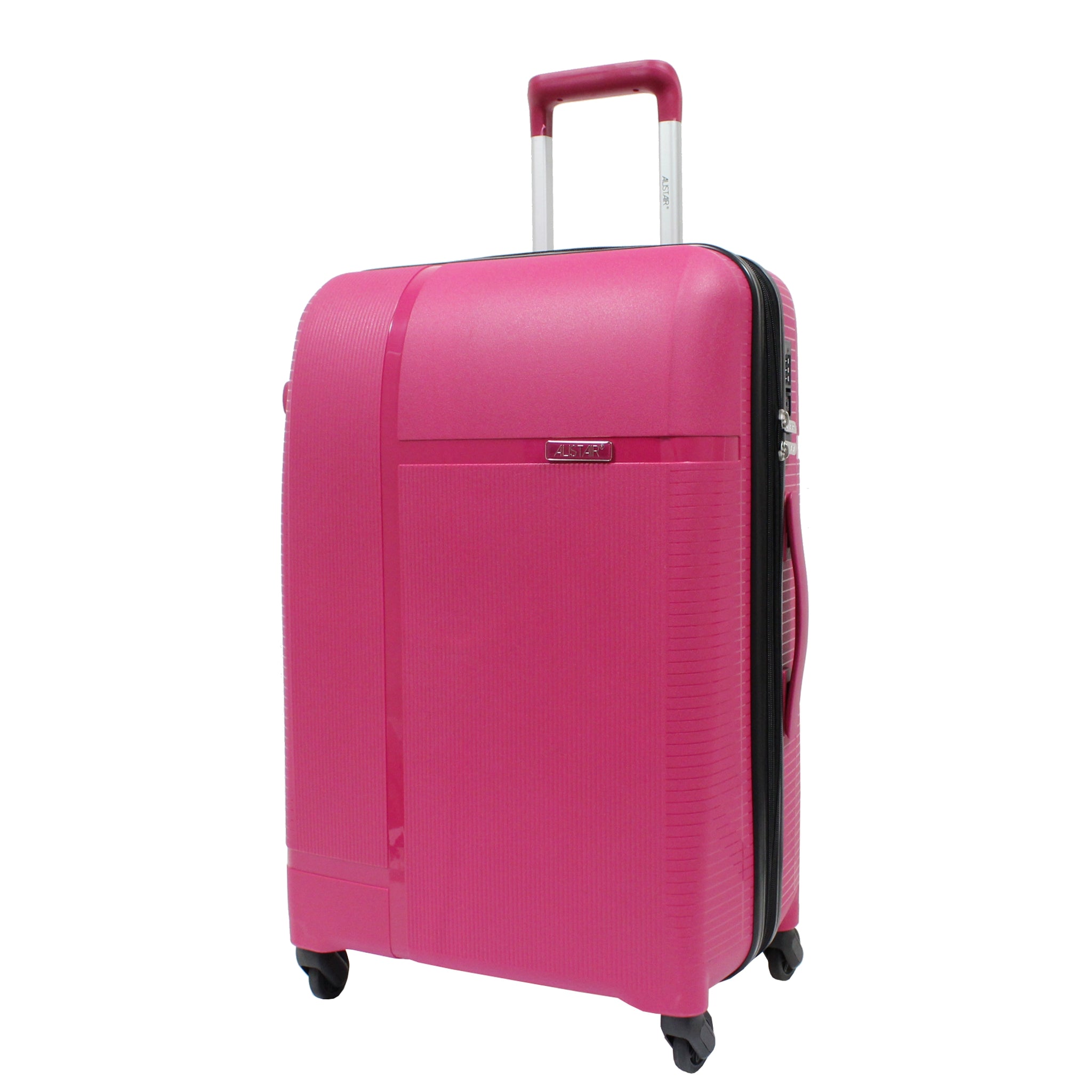 Valise taille moyenne Alistair - Collection X-Smart - 4 roues - Polypropylène - Rose