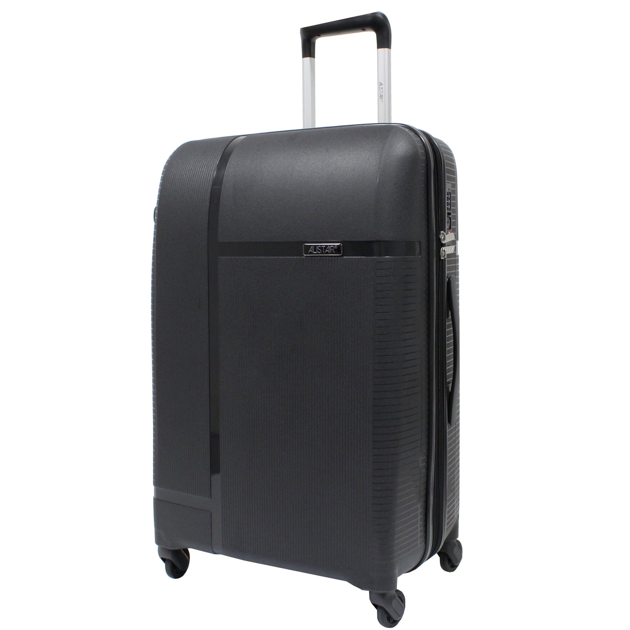 Valise taille moyenne Alistair - Collection X-Smart - 4 roues - Polypropylène - Noir