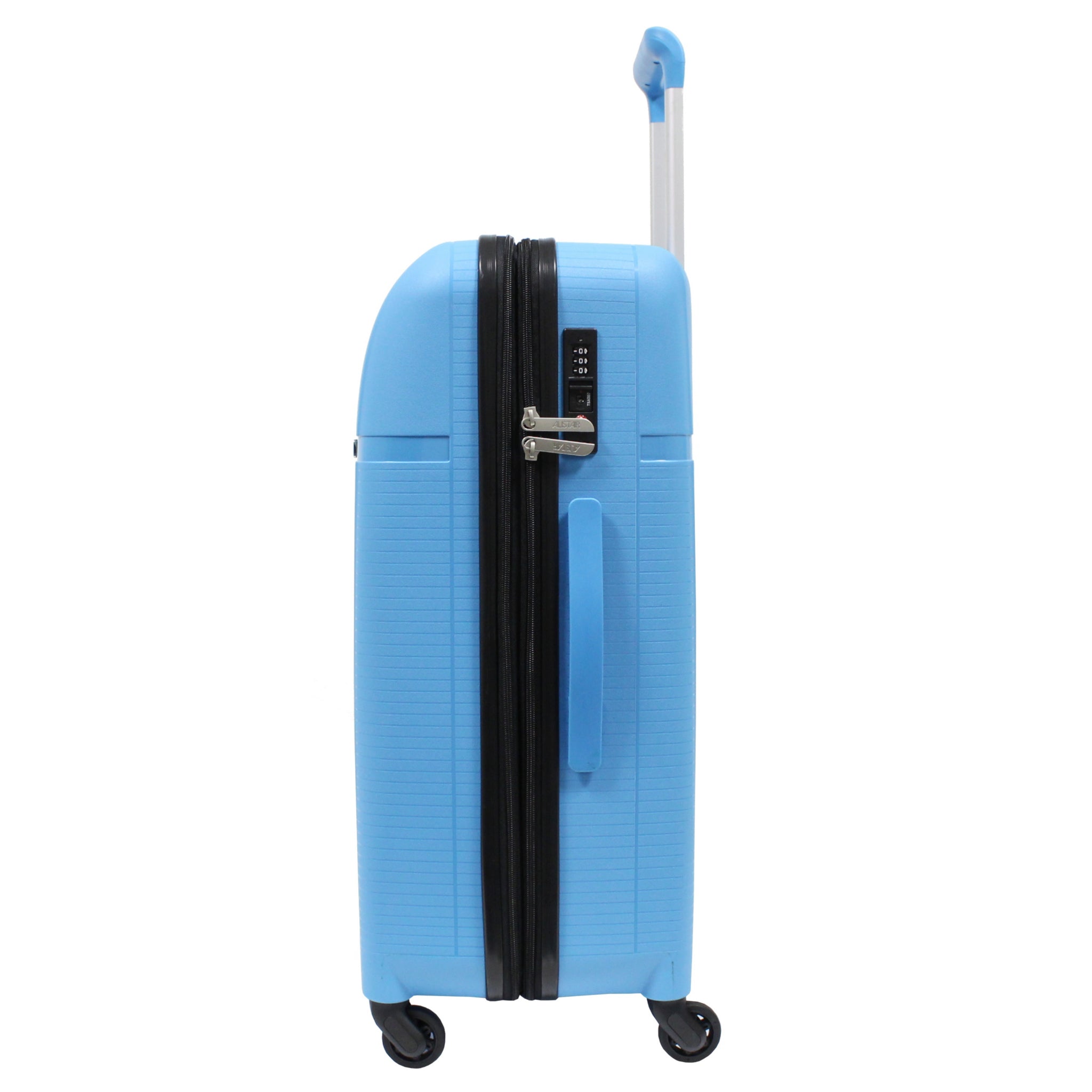 Valise taille moyenne Alistair - Collection X-Smart - 4 roues - Polypropylène - Bleu