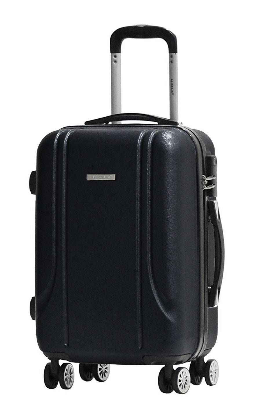 Valise cabine Alistair - Collection Smart - 4 roues - Polypropylène - Noir