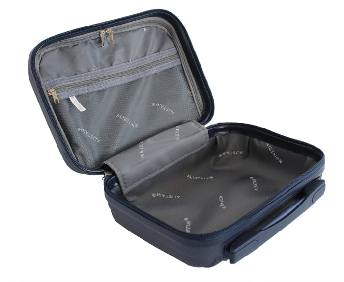 ALISTAIR Airo 2.0 – Valise Taille Cabine 52cm et Vanity – ABS Ultra légère et Résistante - Spécial Compagnie Low Cost – Bleu