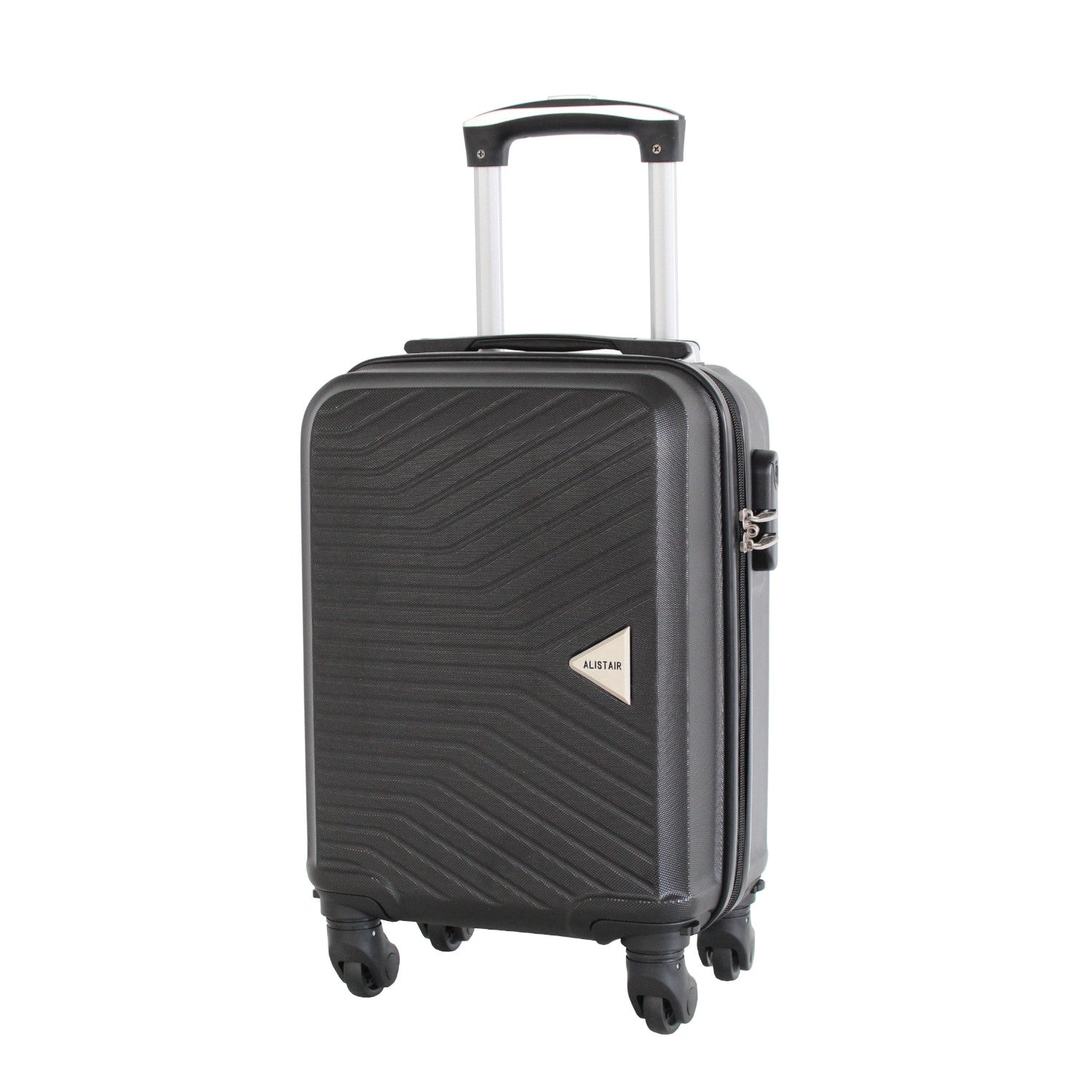 ALISTAIR « Iron » Valise Sous-Siège XXS 45 cm - Marque Française - Garantie 2 Ans en France Noir - Compatible Ryanair et Transavia