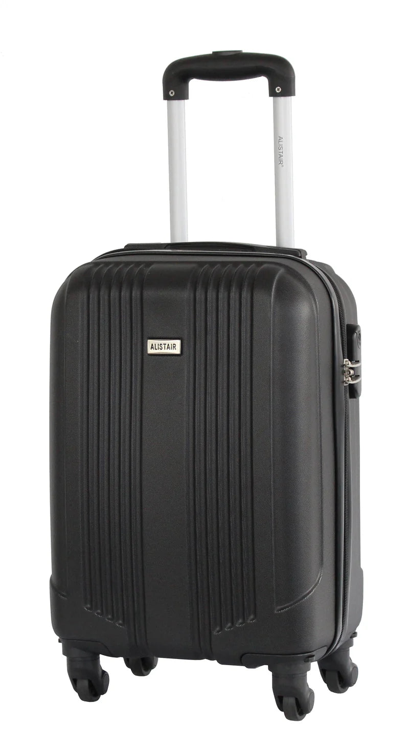 Valise cabine Alistair - Collection Airo 2.0  - 4 roues - ABS ultra résistant - Noir