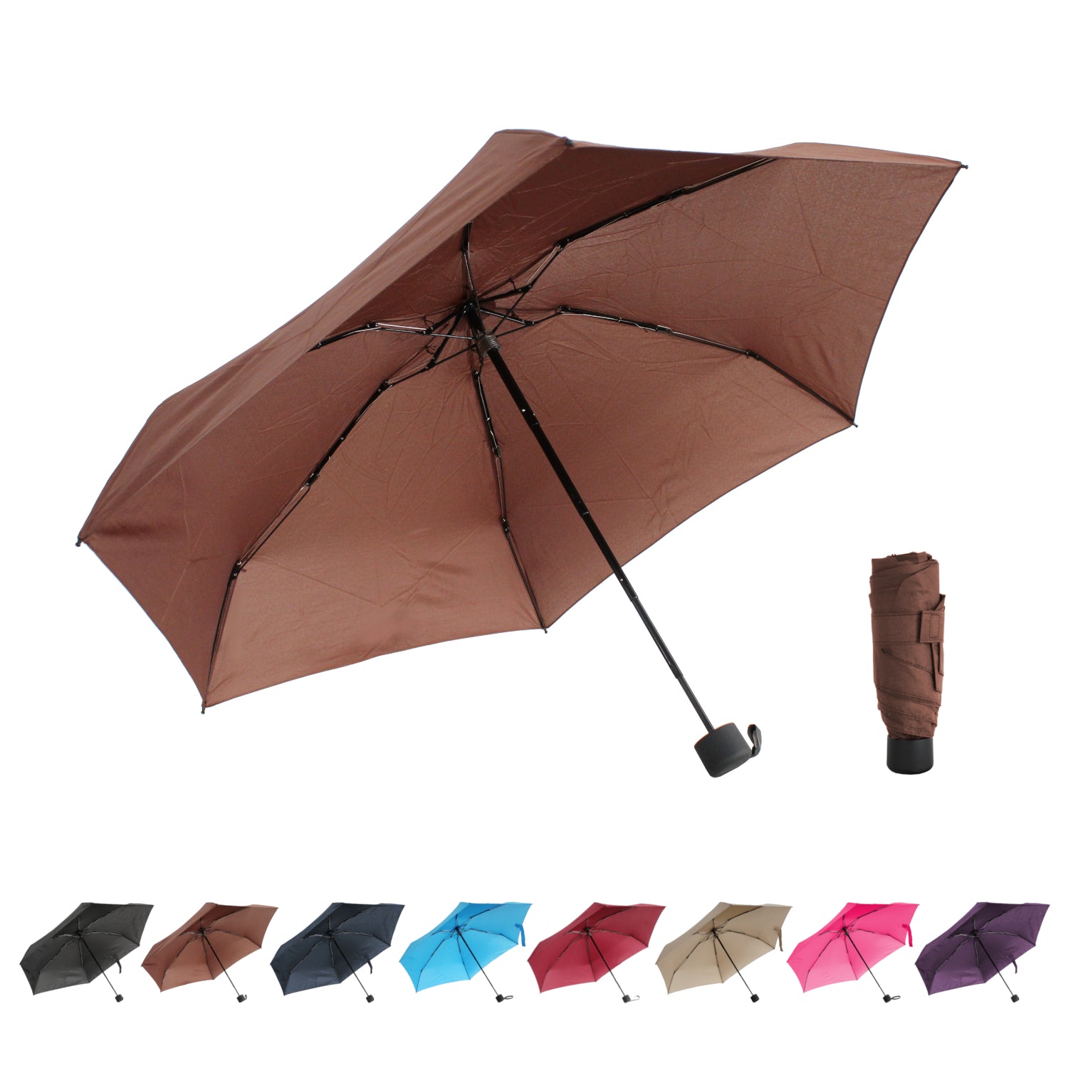 Alistair Parapluie – Compact - Ultra Résistant - Ouverture / Fermeture Manuel