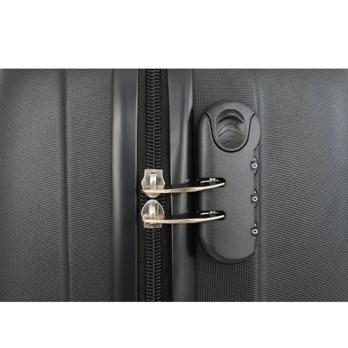 Valise cabine Alistair - Collection Airo - 4 roues - ABS ultra résistant - Noir