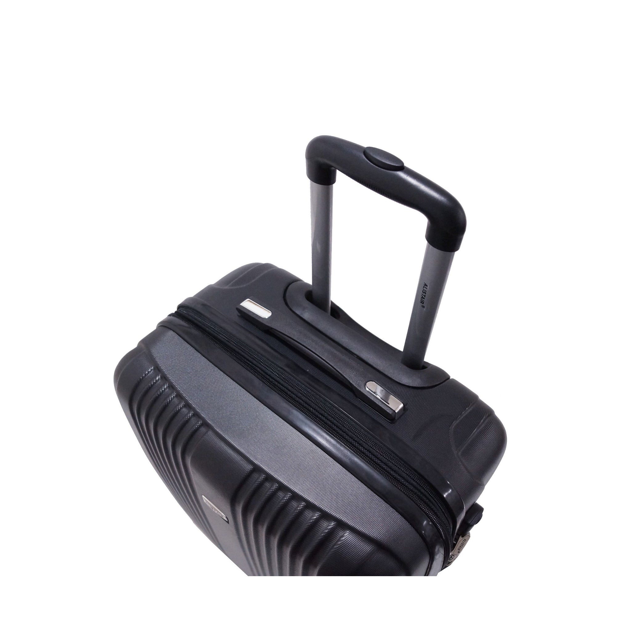 Set de 3 Valises Alistair - Collection Airo - 4 roues - ABS ultra résistant - Noir
