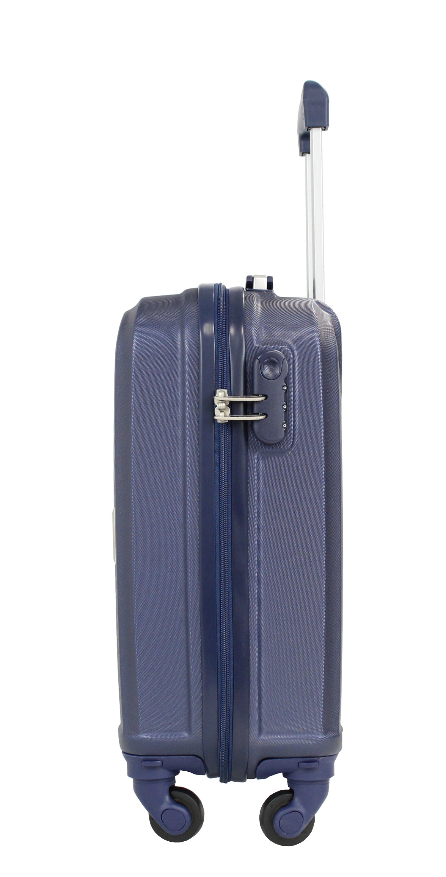 Valise cabine 50 cm et Vanity XS Alistair - Collection Iron - 4 roues - ABS ultra résistant - Bleu