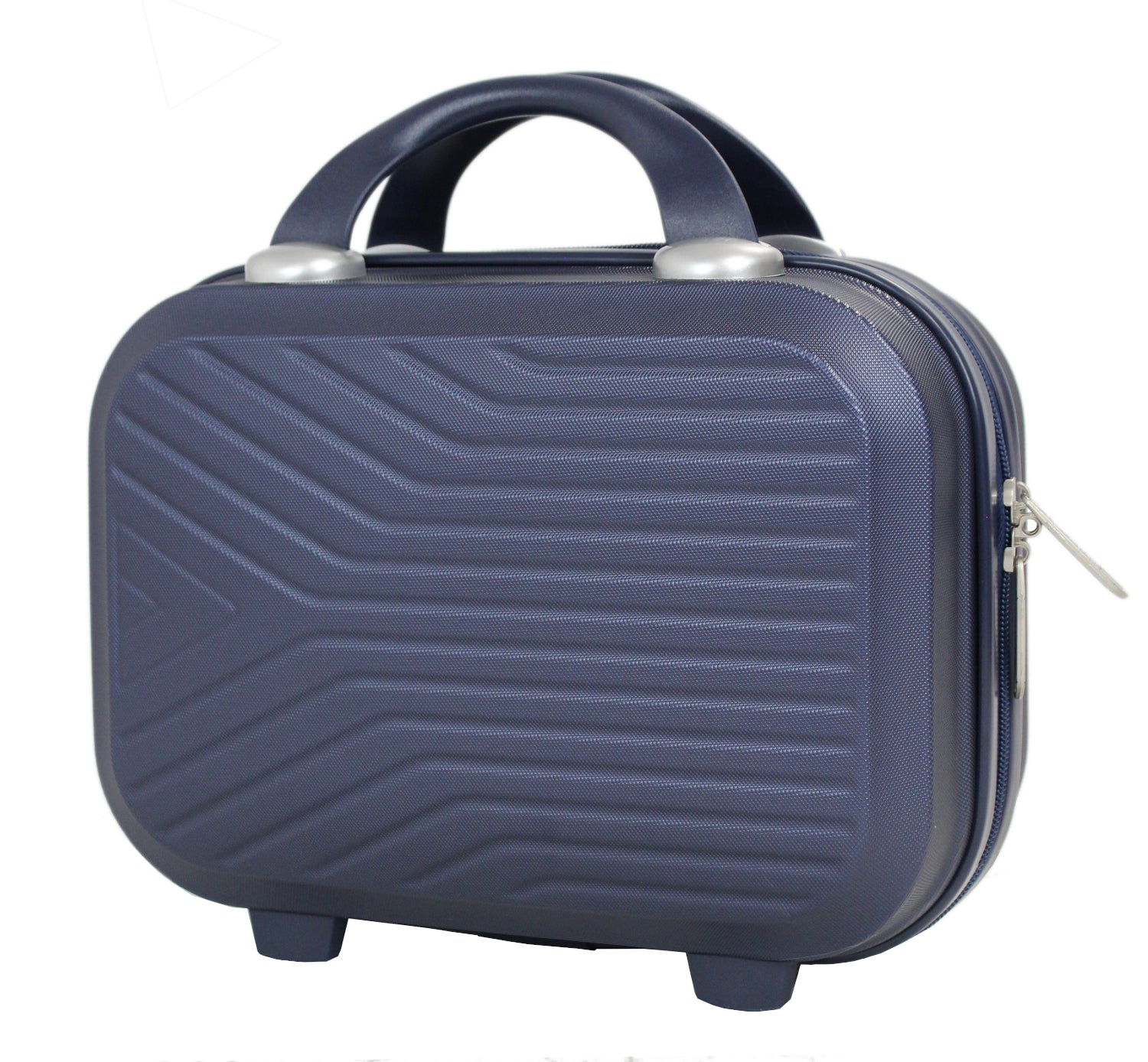 Valise cabine 50 cm et Vanity XS Alistair - Collection Iron - 4 roues - ABS ultra résistant - Bleu