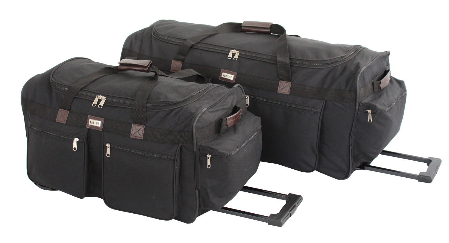 Alistair "X-Brown" - Set de 2 sacs de voyage à roulettes - Petite/Moyenne