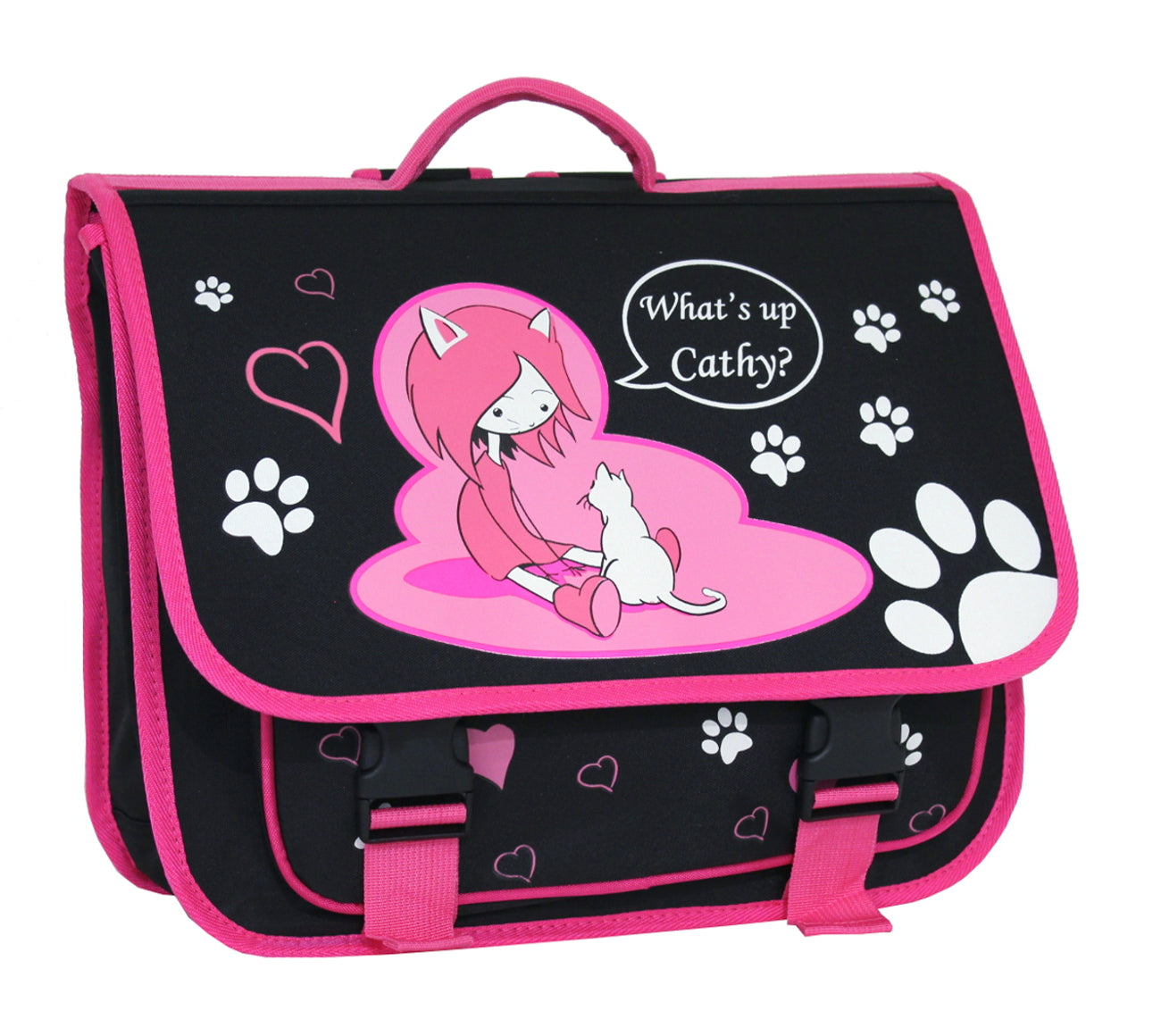 Cartable Scolaire Alistair - 38cm - Fille - What's Up Cathy