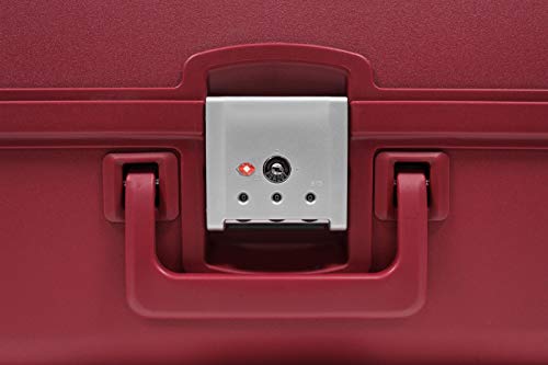 Valise taille moyenne Alistair - Collection X-Lock - 4 roues - Polypropylène  - Rouge