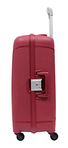 Valise taille moyenne Alistair - Collection X-Lock - 4 roues - Polypropylène  - Rouge