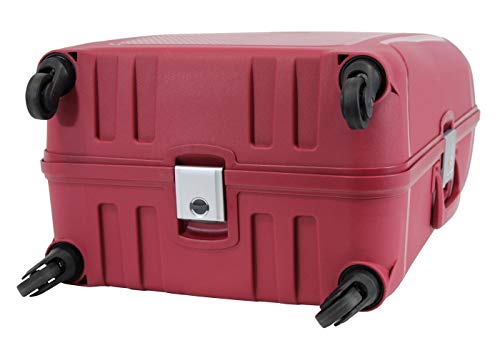 Valise taille moyenne Alistair - Collection X-Lock - 4 roues - Polypropylène  - Rouge