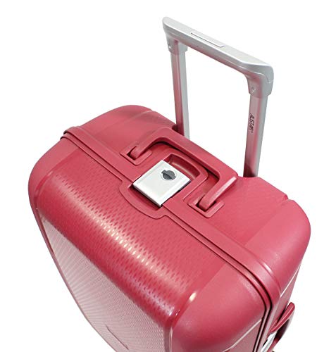 Valise taille moyenne Alistair - Collection X-Lock - 4 roues - Polypropylène  - Rouge